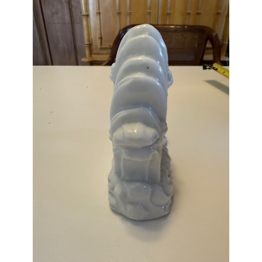Vintage White Porcelain Aquarium Ornament Shell Coral Fish Tank Decor Japan - Picture 4 of 8